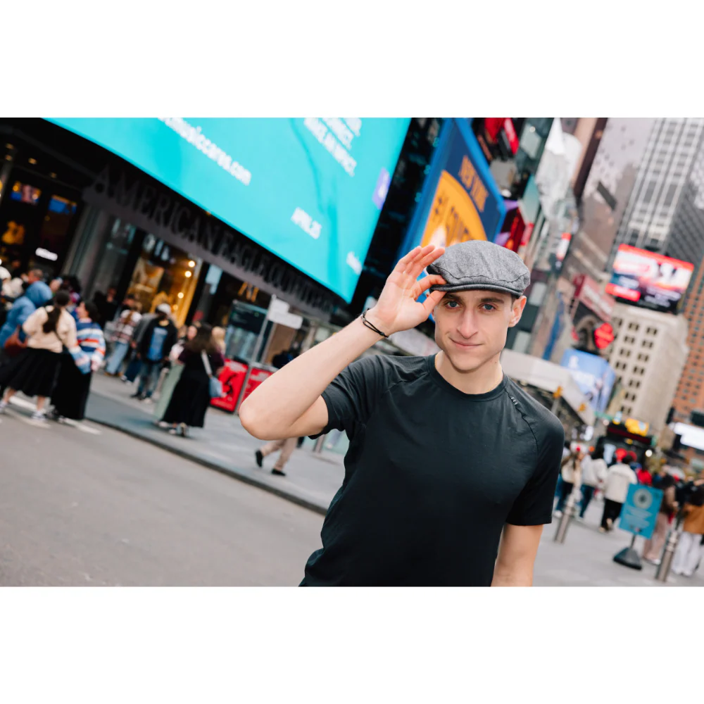 Newsies the Broadway Musical - Logo Newsboy Cap Youth - Image 3