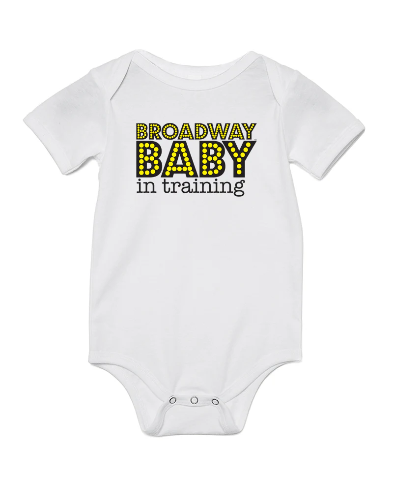 Playbill Broadway Baby Onesie - Image 4