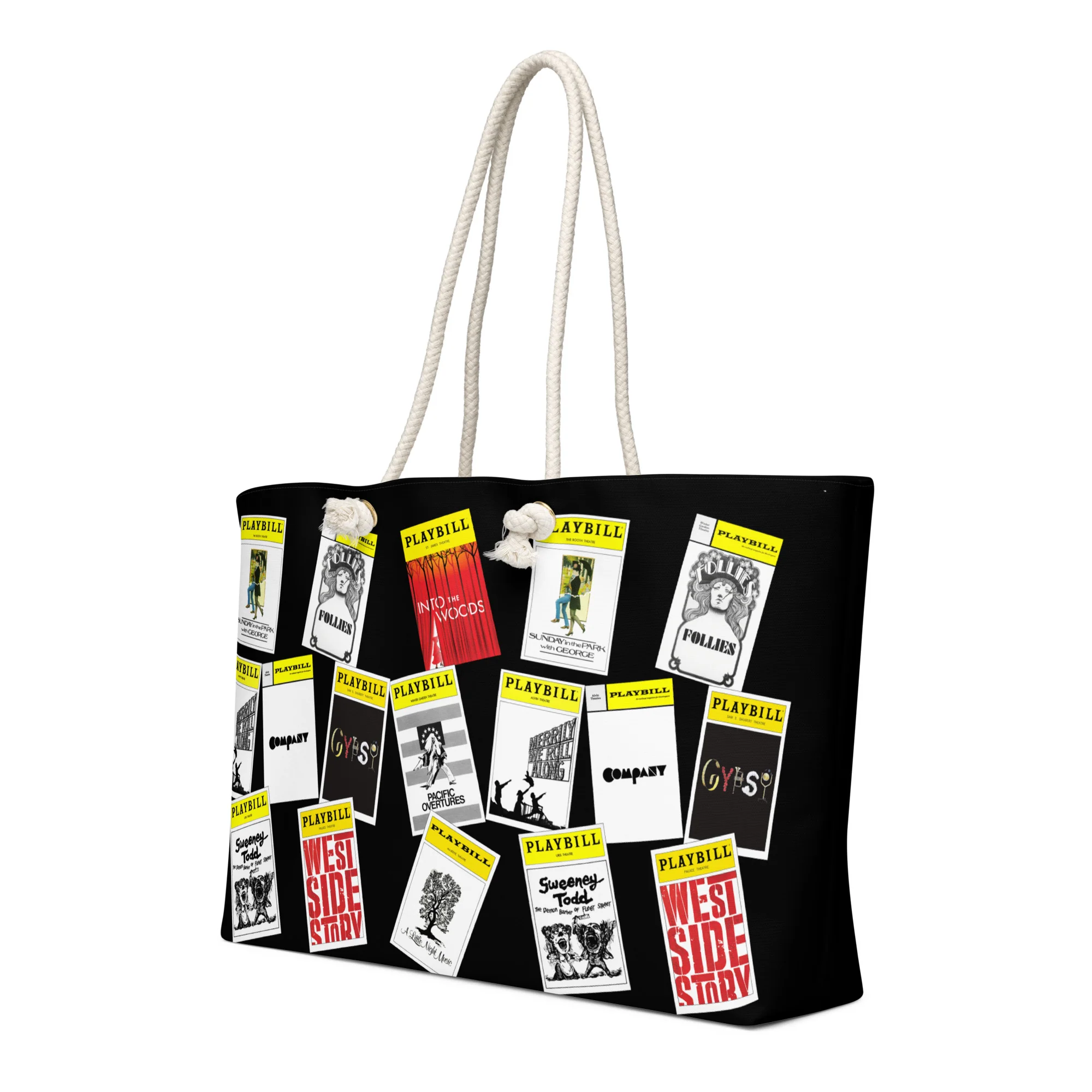 Playbill Covers Sondheim Oversized Weekender Bag - Image 3