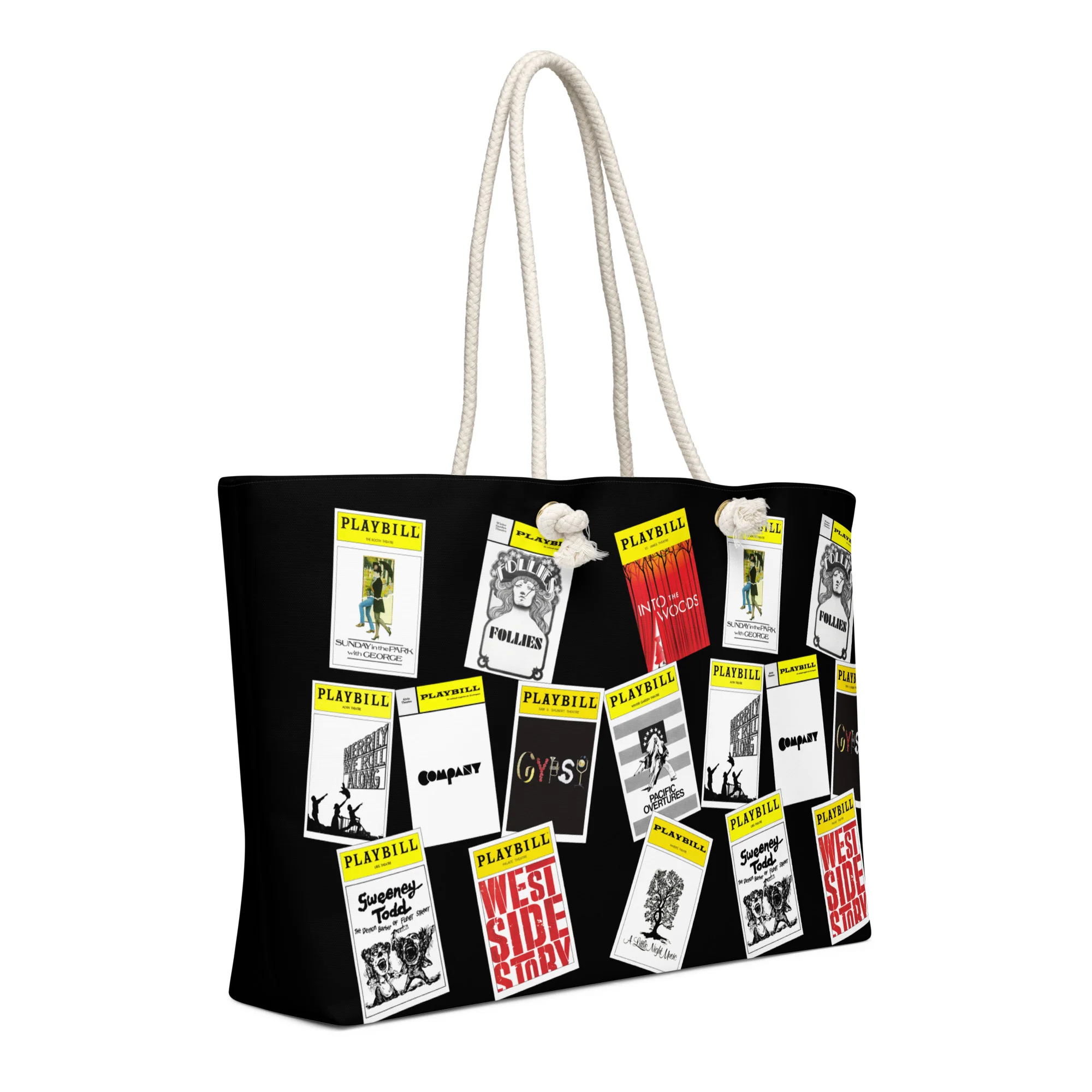 Playbill Covers Sondheim Oversized Weekender Bag - Image 4