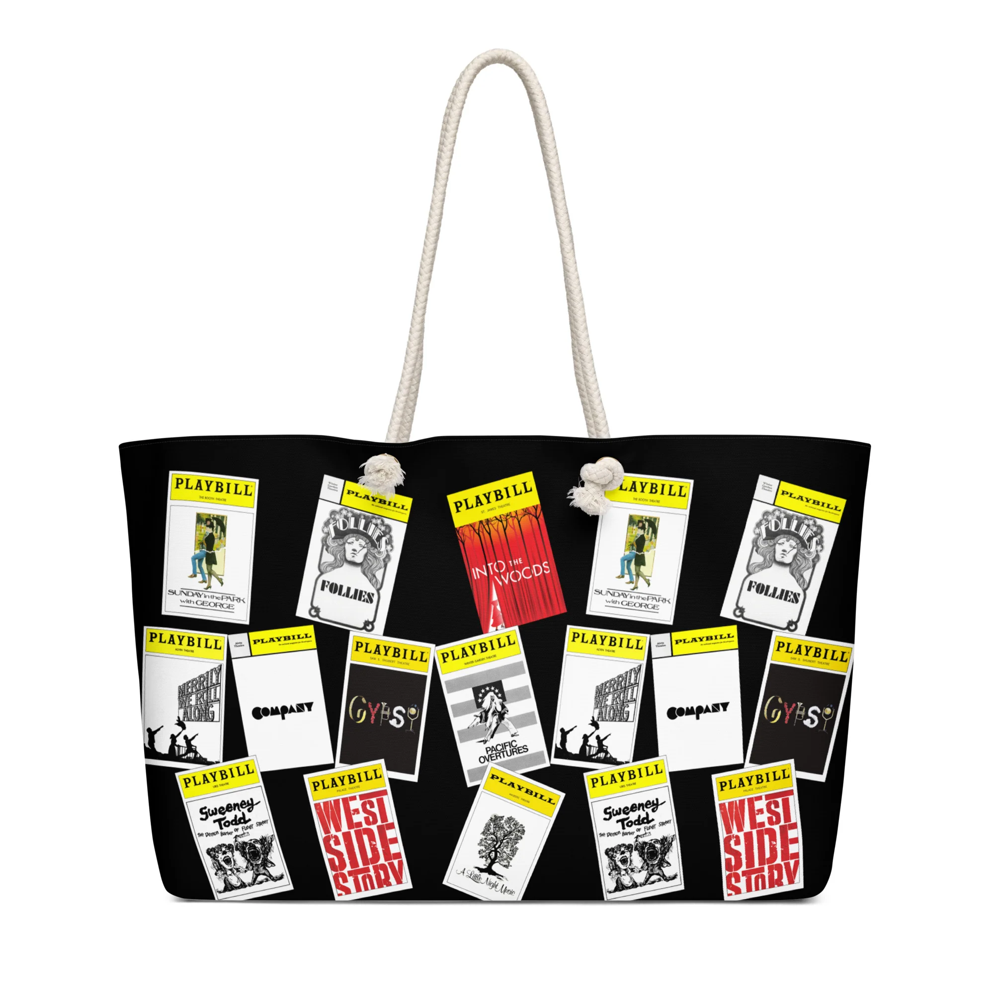 Playbill Covers Sondheim Oversized Weekender Bag - Image 5