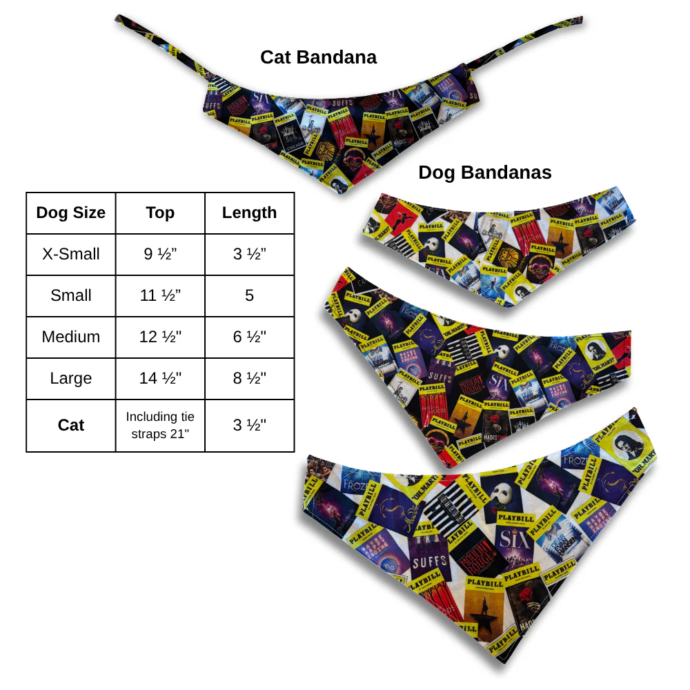 Playbill Pet Bandana - Image 8
