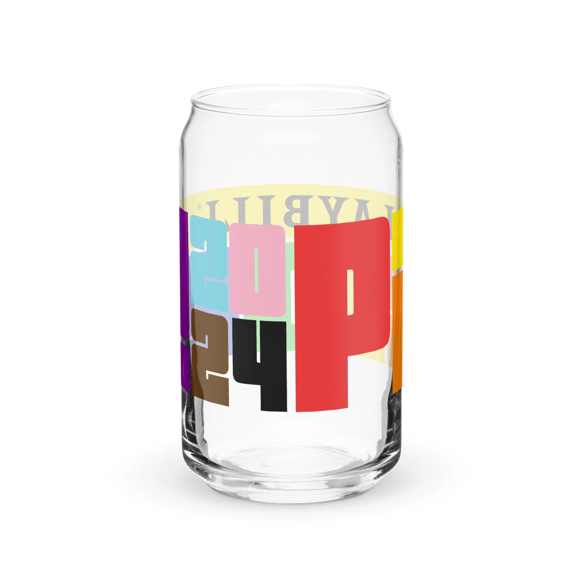 Playbill Pride 2024 - Can-Shaped Glass - Image 3