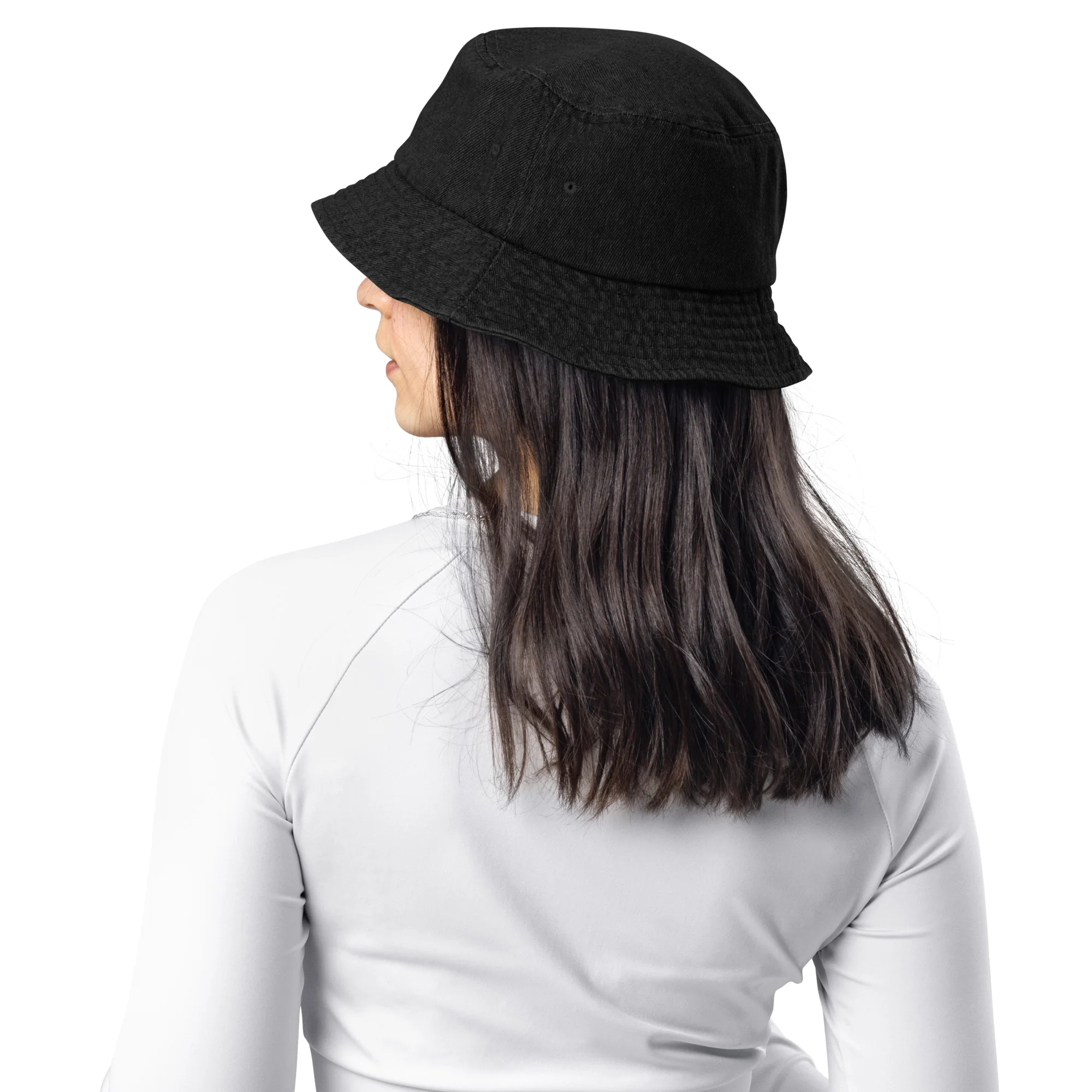 Playbill Denim Bucket Hat - Image 3