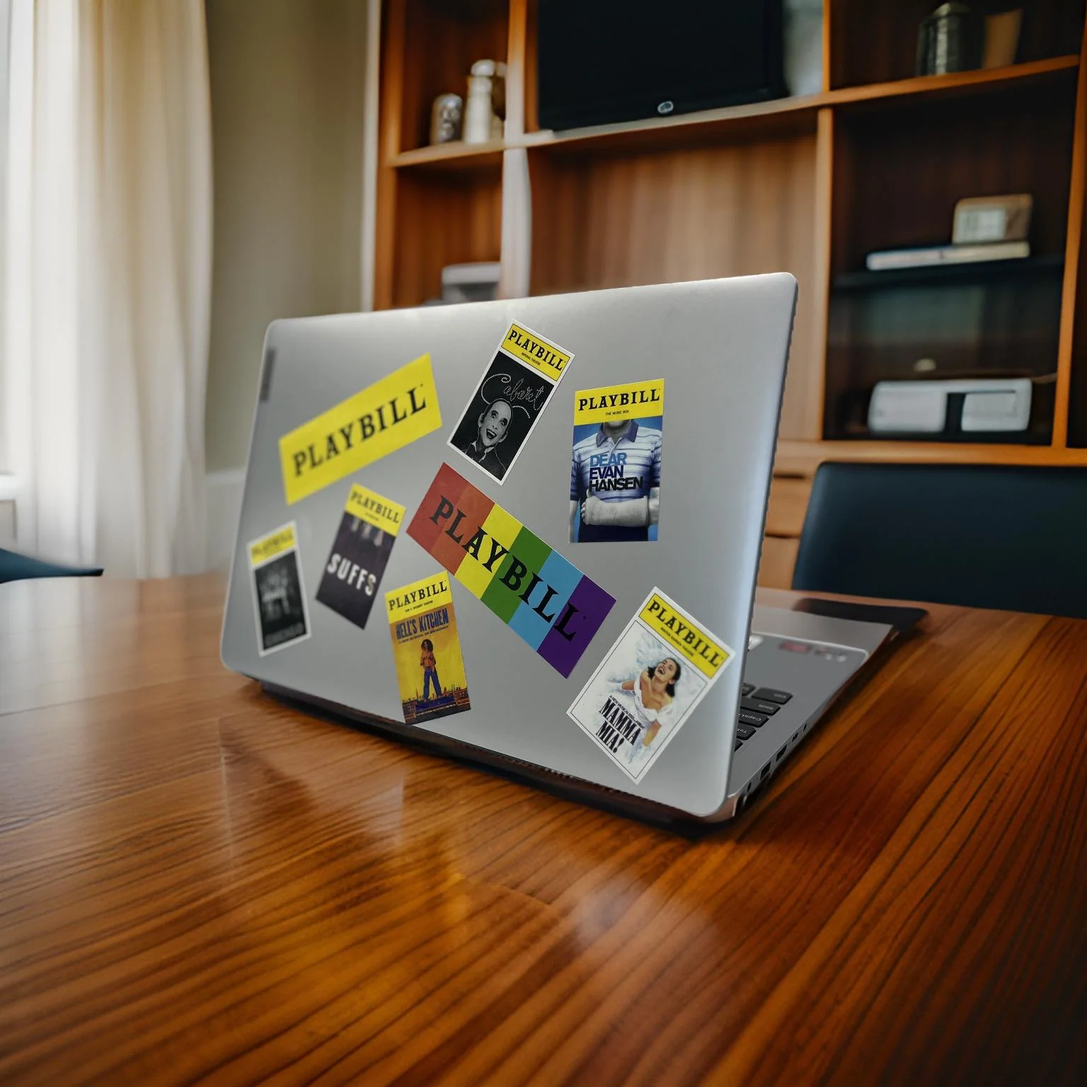 Playbill Pride Logo Sticker - Image 4