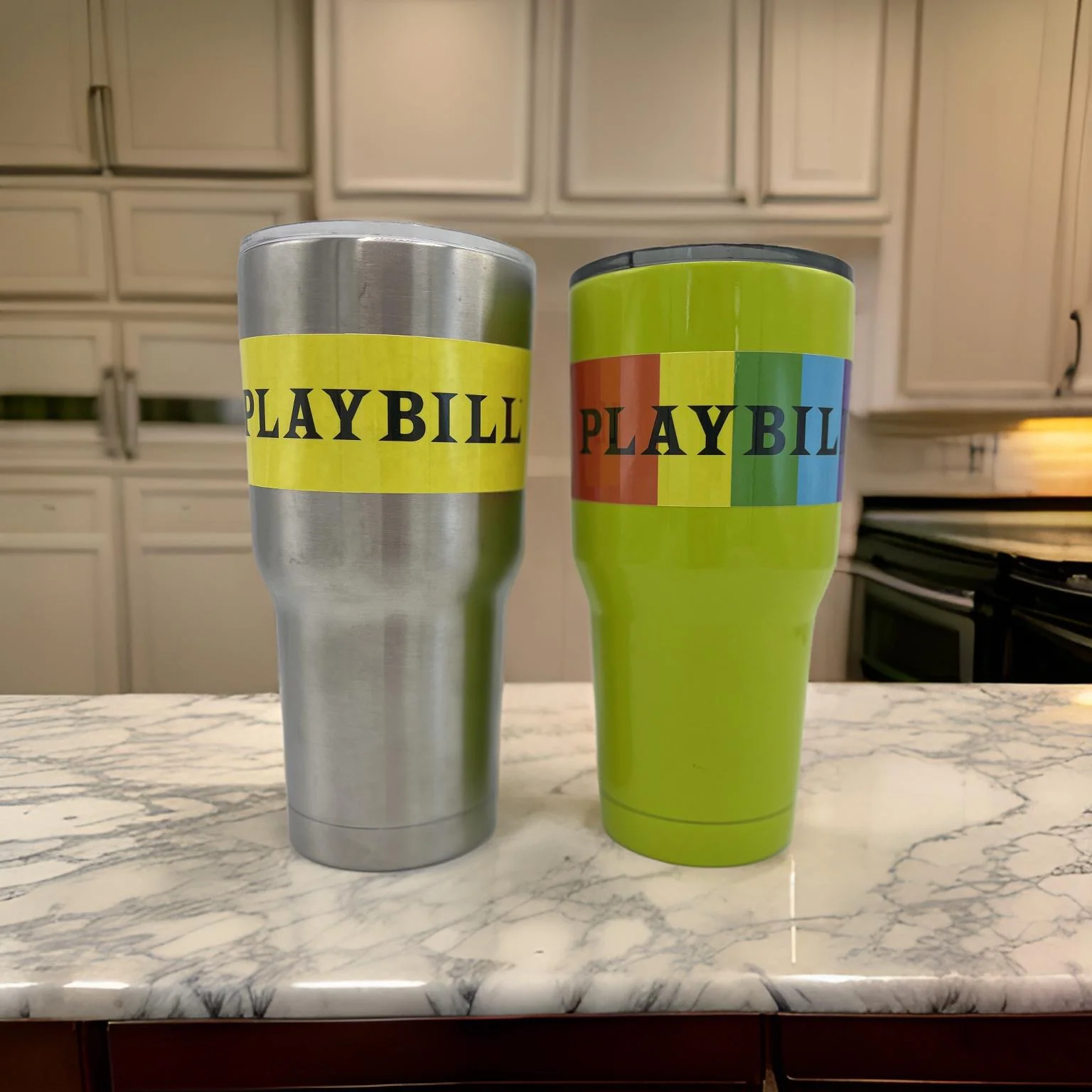 Playbill Pride Logo Sticker - Image 3